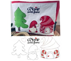 Stickserie - Weihnachtswichtel Appli